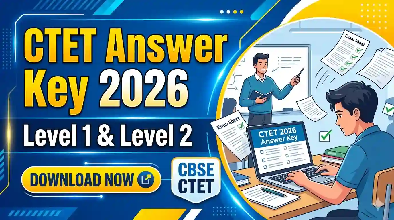 CTET Answer Key 2026 OUT – Download CBSE CTET Answer Key