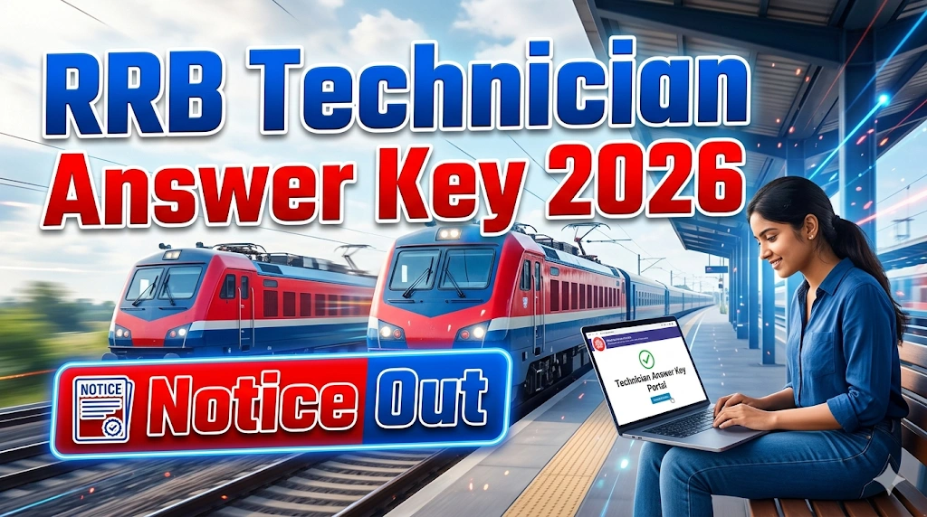 RRB Technician Answer Key 2026