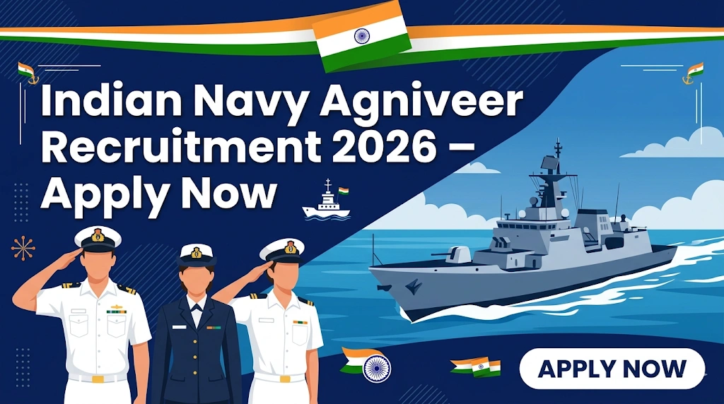 Indian Navy Agniveer Recruitment 2026 SSR MR Apply Online at joinindiannavy.gov.in