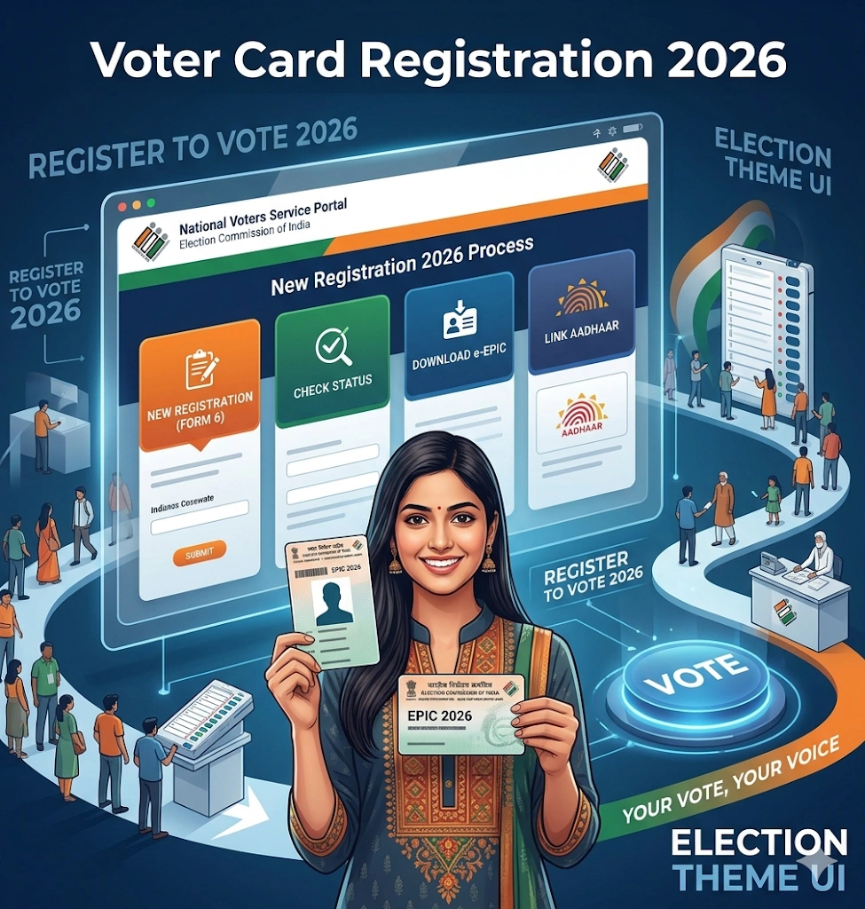 Voter Card Registration 2026: Apply Online, Download EPIC & Check Status
