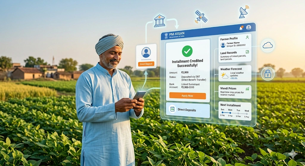 PM Kisan: Registration, e-KYC & Status Check Online
