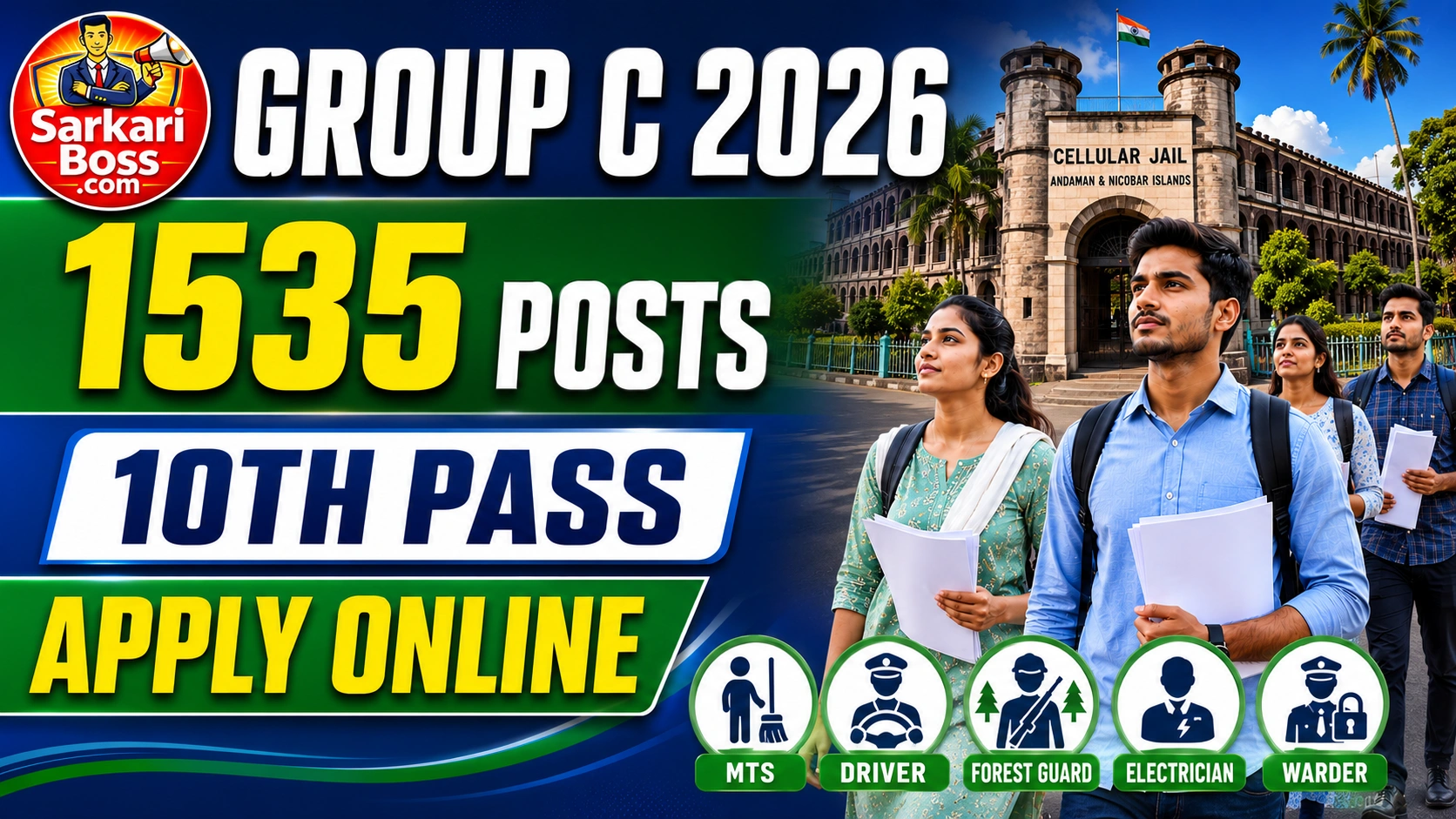 Andaman and Nicobar Group C Recruitment 2026 Apply Online